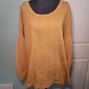 Gigio puffer sleeve shirt size large